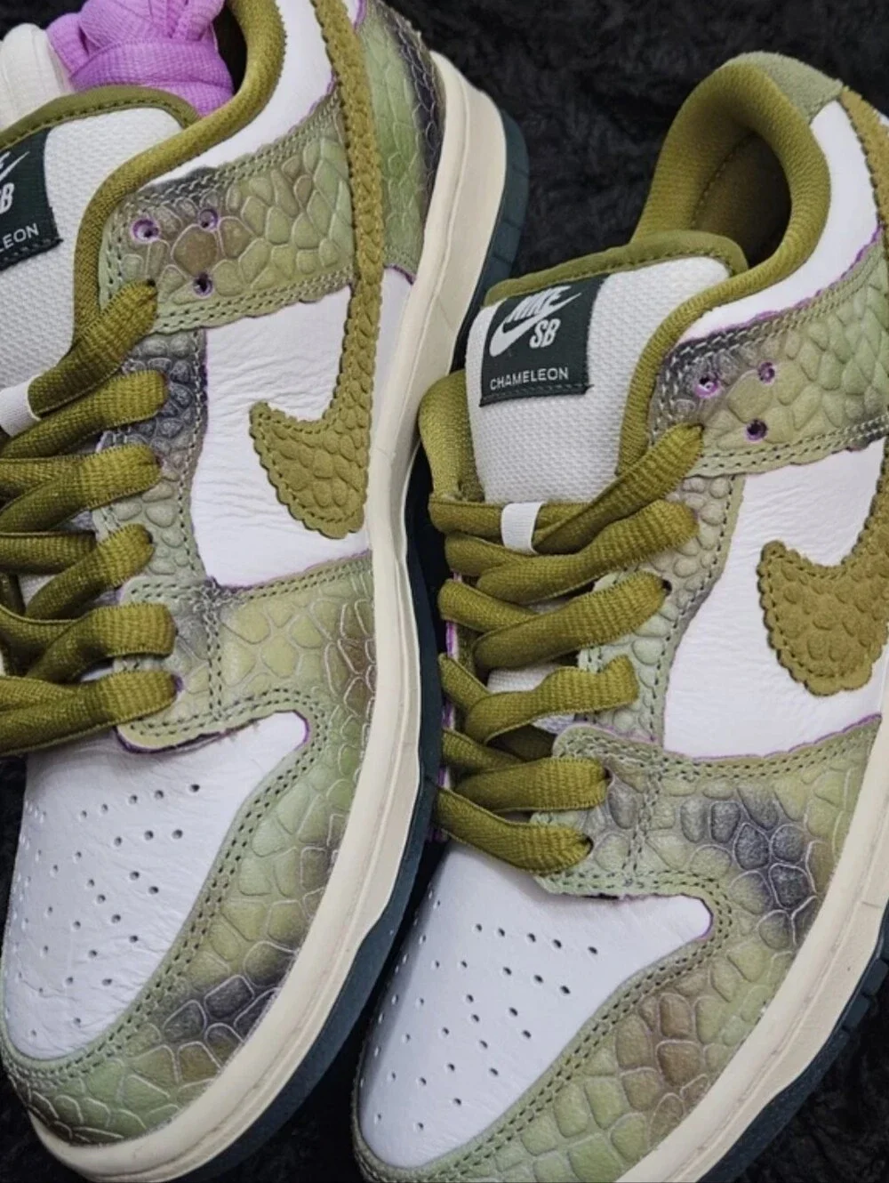 NIKE SB DUNK LOW CHAMELEON Sneaker,  Size 5.5YM